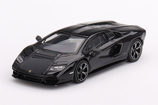[ Back-order ] TSM MINI-GT MGT00607-L 1:64 Lamborghini Countach LPI 800-4 Nero Maia Black model car