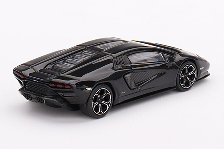 [ Back-order ] TSM MINI-GT MGT00607-L 1:64 Lamborghini Countach LPI 800-4 Nero Maia Black model car
