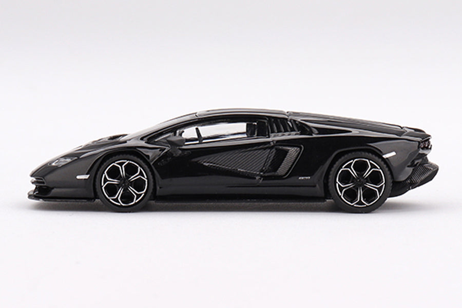 [ Back-order ] TSM MINI-GT MGT00607-L 1:64 Lamborghini Countach LPI 800-4 Nero Maia Black model car