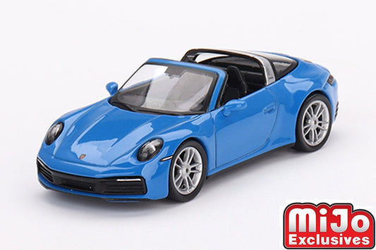 [ Back-order ] TSM MINI-GT MGT00610-MJ 1:64 Porsche 911 Targa 4S Shark Blue LHD model car