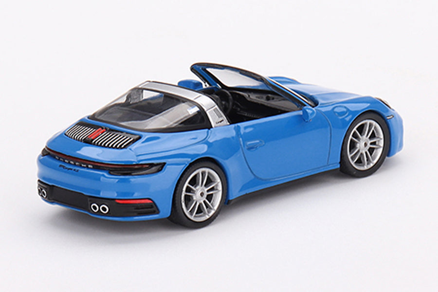 [ Back-order ] TSM MINI-GT MGT00610-MJ 1:64 Porsche 911 Targa 4S Shark Blue LHD model car