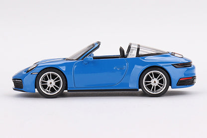 [ Back-order ] TSM MINI-GT MGT00610-MJ 1:64 Porsche 911 Targa 4S Shark Blue LHD model car