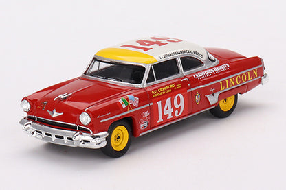 [ Back-order ] TSM MINI-GT MGT00611-L 1:64 Lincoln Capri Carrera Panamericana Class 1954 #149 LHD model car
