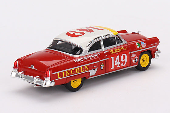 [ Back-order ] TSM MINI-GT MGT00611-L 1:64 Lincoln Capri Carrera Panamericana Class 1954 #149 LHD model car