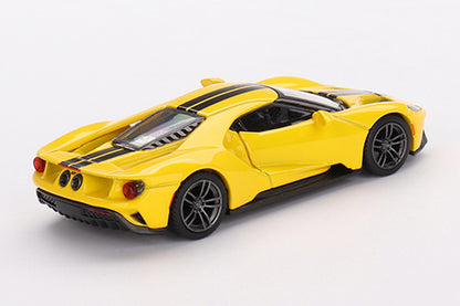 [ Back-order ] TSM MINI-GT MGT00613-L 1:64 Ford GT Triple Yellow LHD model car