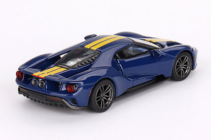 [ Back-order ] TSM MINI-GT MGT00614-L 1:64 Ford GT Sunoco Blue LHD model car