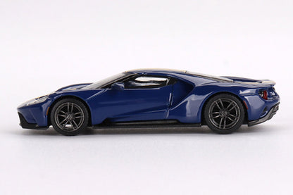 [ Back-order ] TSM MINI-GT MGT00614-L 1:64 Ford GT Sunoco Blue LHD model car