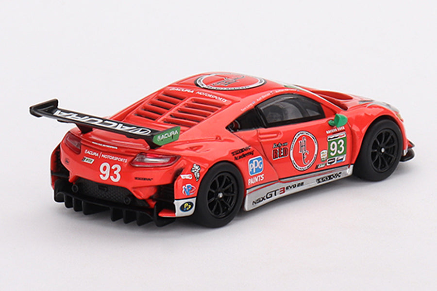 [ Back-order ] TSM MINI-GT MGT00617-L 1:64 Acura NSX GT3 EVO22 IMSA Daytona 24 Hours 2023 #93 WTR Racers Edge Motorsports model car