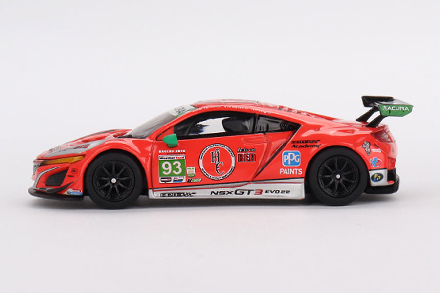 [ Back-order ] TSM MINI-GT MGT00617-L 1:64 Acura NSX GT3 EVO22 IMSA Daytona 24 Hours 2023 #93 WTR Racers Edge Motorsports model car