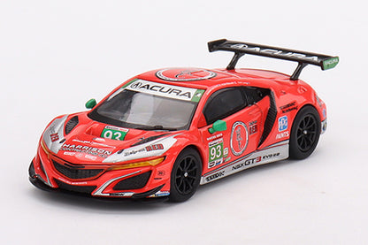 [ Back-order ] TSM MINI-GT MGT00617-L 1:64 Acura NSX GT3 EVO22 IMSA Daytona 24 Hours 2023 #93 WTR Racers Edge Motorsports model car