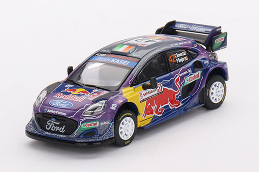 [ Back-order ] TSM MINI-GT MGT00627-L 1:64 Ford Puma Rally1 Rally Italia Sardinia 2022 #42 M-Sport Ford WRT LHD model car