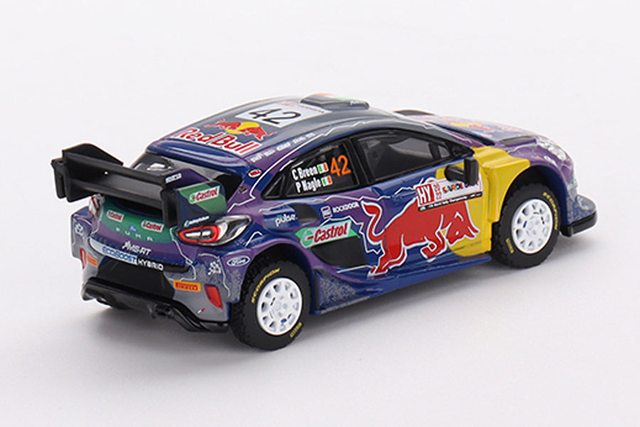 [ Back-order ] TSM MINI-GT MGT00627-L 1:64 Ford Puma Rally1 Rally Italia Sardinia 2022 #42 M-Sport Ford WRT LHD model car