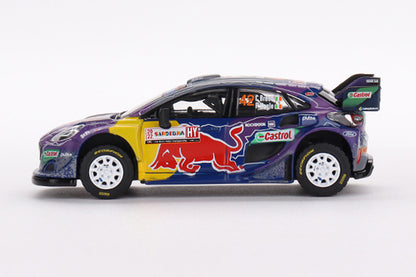 [ Back-order ] TSM MINI-GT MGT00627-L 1:64 Ford Puma Rally1 Rally Italia Sardinia 2022 #42 M-Sport Ford WRT LHD model car