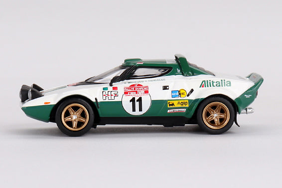 [ Back-order ] TSM MINI-GT MGT00628-L 1:64 Lancia Stratos HF Rally San Remo 1975 Winner #11 LHD model car