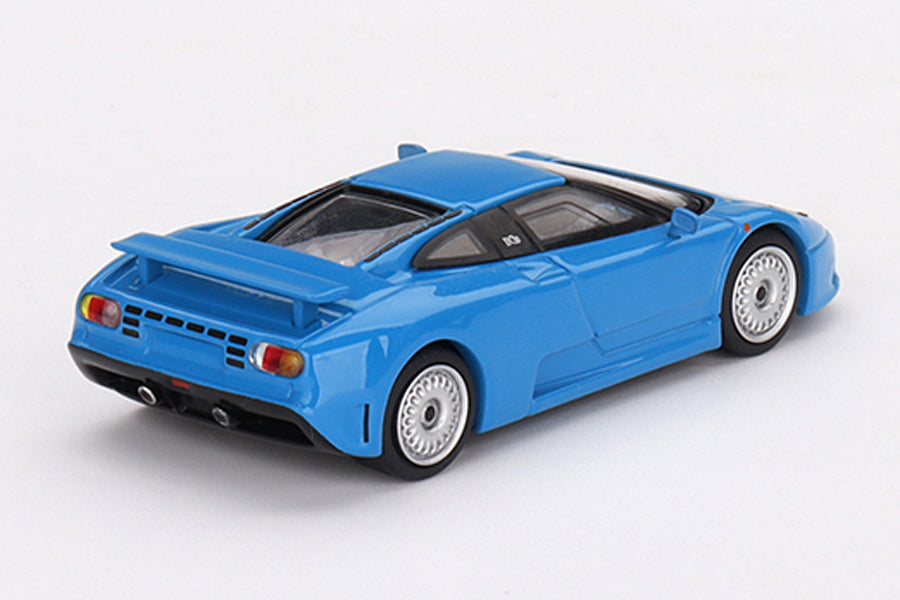 [ Back-order ] TSM MINI-GT MGT00644-L 1:64 Bugatti EB110 GT Blue Bugatti LHD model car