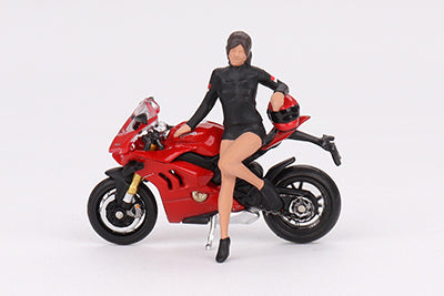 [ Back-order ] TSM MINI-GT MGT00682-L 1:64 Ducati Panigale V4 Sw Dugati Girl model car