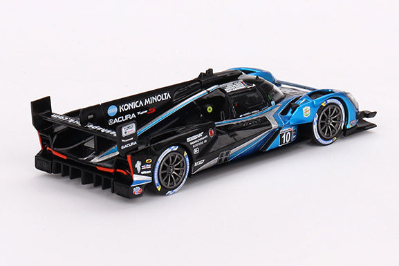 [ Back-order ] TSM MINI-GT MGT00685-L 1:64 Acura ARX-06 GTP IMSA Daytona 24 Hours 2023 #10 Konica Minolta Acura model car
