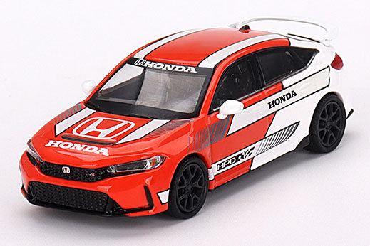 [ Back-order ] TSM MINI-GT MGT00686-L 1:64 Honda Civic Type R 2023 #1 Pace Car Red LHD  model car