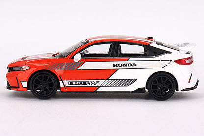 [ Back-order ] TSM MINI-GT MGT00686-L 1:64 Honda Civic Type R 2023 #1 Pace Car Red LHD  model car