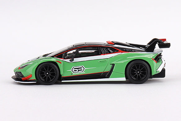 [ Back-order ] TSM MINI-GT MGT00687-L 1:64 Lamborghini Huracan GT3 EVO2 Presentation LHD model car