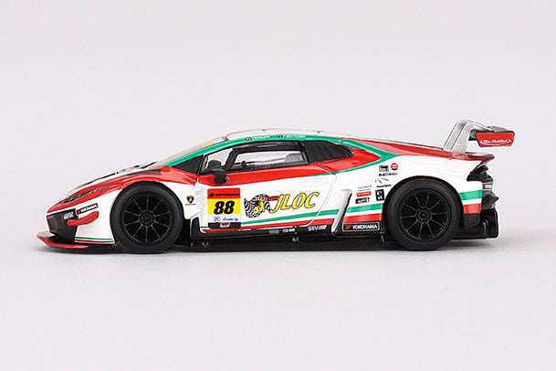 [ Back-order ] TSM MINI-GT MGT00690-L 1:64 Lamborghini Huracan GT3 EVO SUPER GT Series 2023 #88 "JLOC Lamborghini GT3" JLOC LHD model car