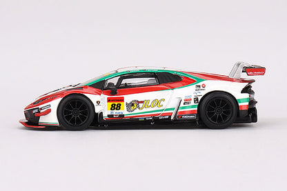 [ Back-order ] TSM MINI-GT MGT00690-L 1:64 Lamborghini Huracan GT3 EVO SUPER GT Series 2023 #88 "JLOC Lamborghini GT3" JLOC LHD model car