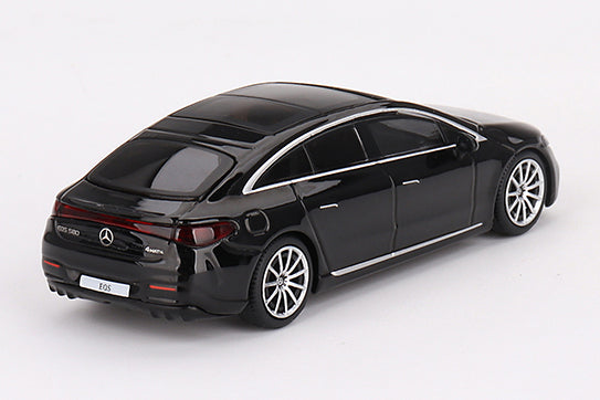 [ Back-order ] TSM MINI-GT MGT00694-L 1:64 Mercedes-Benz EQS 580 4MATIC Black LHD model car
