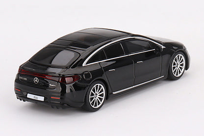 [ Back-order ] TSM MINI-GT MGT00694-L 1:64 Mercedes-Benz EQS 580 4MATIC Black LHD model car