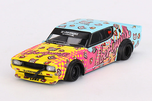 [ Back-order ] TSM MINI-GT MGT00698-R 1:64 Nissan Skyline Kenmeri Liberty Walk LBWK KUMA RHD model car