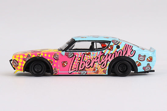 [ Back-order ] TSM MINI-GT MGT00698-R 1:64 Nissan Skyline Kenmeri Liberty Walk LBWK KUMA RHD model car