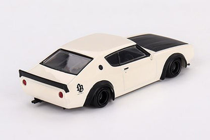 [ Back-order ] TSM MINI-GT MGT00702-R 1:64 Nissan Skyline Kenmeri Liberty Walk White RHD model car