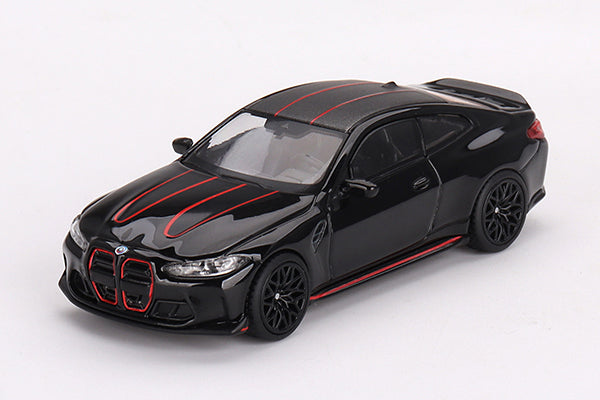 [ Back-order ] TSM MINI-GT MGT00703-L 1:64 BMW M4 CSL Black Sapphire LHD model car