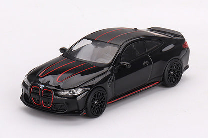 [ Back-order ] TSM MINI-GT MGT00703-L 1:64 BMW M4 CSL Black Sapphire LHD model car