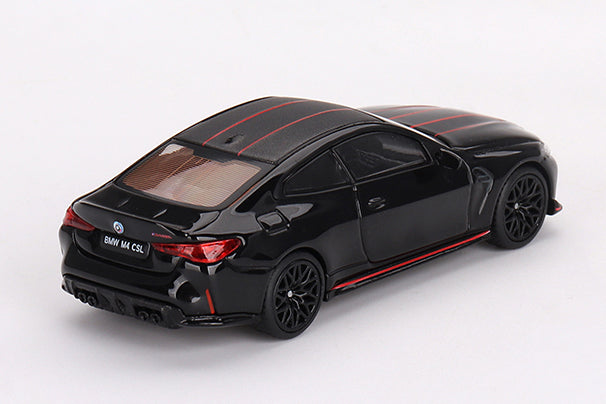 [ Back-order ] TSM MINI-GT MGT00703-L 1:64 BMW M4 CSL Black Sapphire LHD model car
