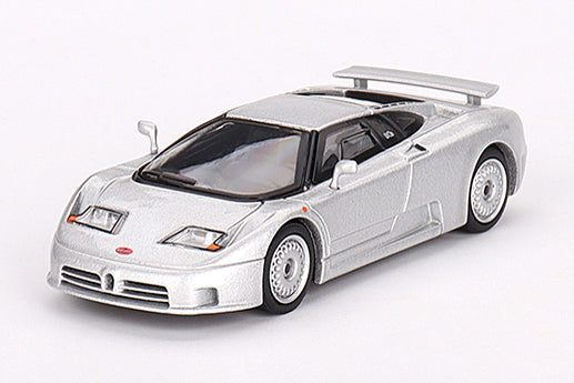 [ Back-order ] TSM MINI-GT MGT00704-L 1:64 Bugatti EB110 GT Grigio Chiaro LHD model car