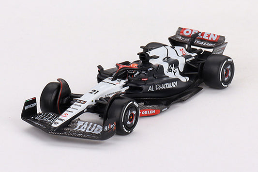 [ Back-order ] TSM MINI-GT MGT00727-L 1:64 AlphaTauri F1 AT04 2023 #21 Australian Grand Prix Nyck de Vries model car