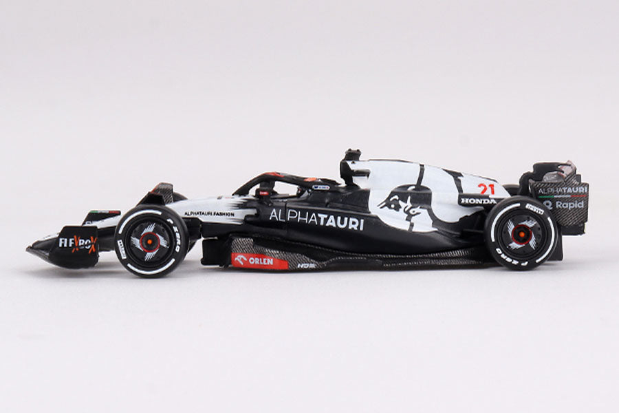 [ Back-order ] TSM MINI-GT MGT00727-L 1:64 AlphaTauri F1 AT04 2023 #21 Australian Grand Prix Nyck de Vries model car