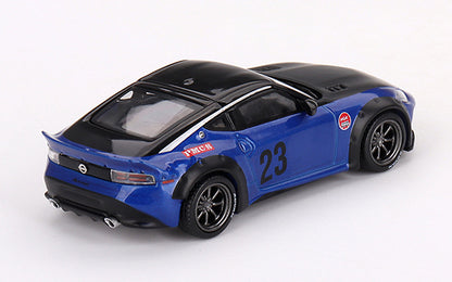 [ Back-order ] TSM MINI-GT MGT00732-R 1:64 Nissan Z LB NATION WORKS Seiran Blue RHD model car