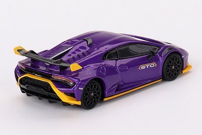 [ Back-order ] TSM MINI-GT MGT00746-L 1:64 Lamborghini Huracan STO Viola Pasiphae LHD model car