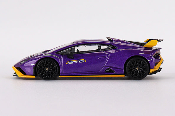 [ Back-order ] TSM MINI-GT MGT00746-L 1:64 Lamborghini Huracan STO Viola Pasiphae LHD model car