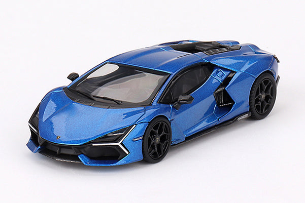 [ Back-order ] TSM MINI-GT MGT00748-L 1:64 Lamborghini Revuelto Blu Eleos LHD model car