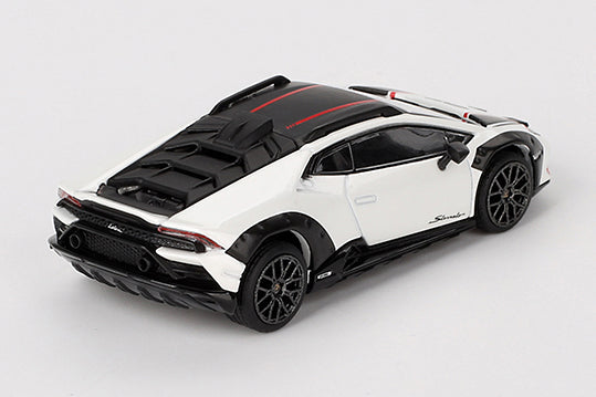 [ Back-order ] TSM MINI-GT MGT00763-L 1:64 Lamborghini Huracan Stellato Bianco Asopo White LHD model car