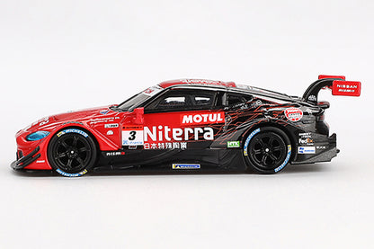 [ Back-order ] TSM MINI-GT MGT00765-BL 1:64 Nissan Z GT500 SUPER GT Series 2023 #3 "Niterra MOTUL Z" NDDP RACING LHD *Blister pack model car