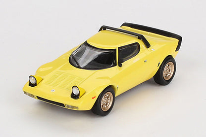 [ Back-order ] TSM MINI-GT MGT00771-L 1:64 Lancia Stratos HF Stradale Giallo Fly Yellow LHD model car