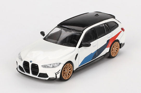 [ Back-order ] TSM MINI-GT MGT00776-L 1:64 BMW M3 M Performance Touring Alpine White LHD  model car