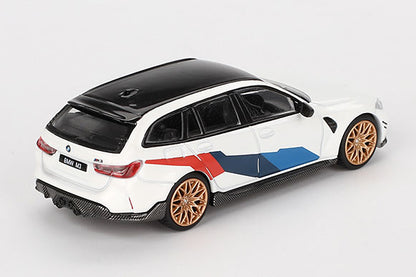 [ Back-order ] TSM MINI-GT MGT00776-L 1:64 BMW M3 M Performance Touring Alpine White LHD  model car