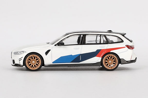 [ Back-order ] TSM MINI-GT MGT00776-L 1:64 BMW M3 M Performance Touring Alpine White LHD  model car