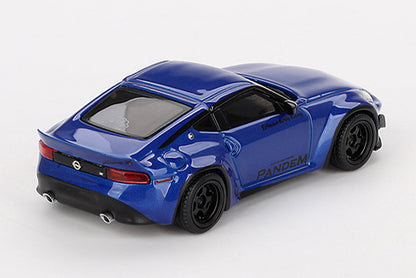 [ Back-order ] TSM MINI-GT MGT00778-L 1:64 Pandem Nissan Z Seiran Blue LHD model car