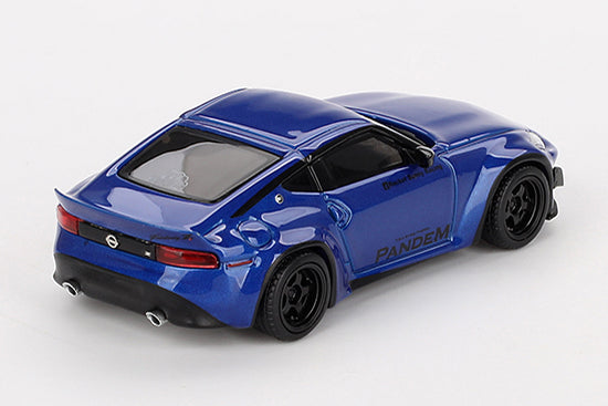 [ Back-order ] TSM MINI-GT MGT00778-R 1:64 Pandem Nissan Z Seiran Blue RHD model car