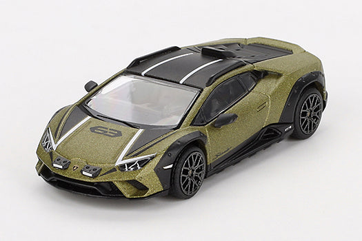 [ Back-order ] TSM MINI-GT MGT00779-R 1:64 Lamborghini Huracan Stellato Verde Gea Matt Matte Green RHD model car